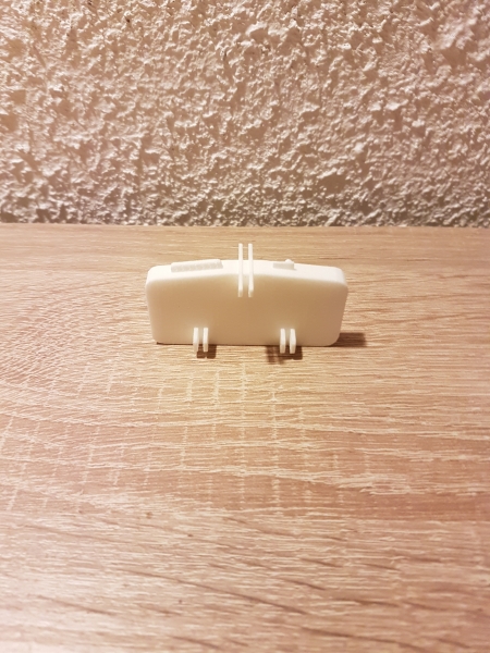 Heckgewicht mit 2 Aufnahmen unlackiert